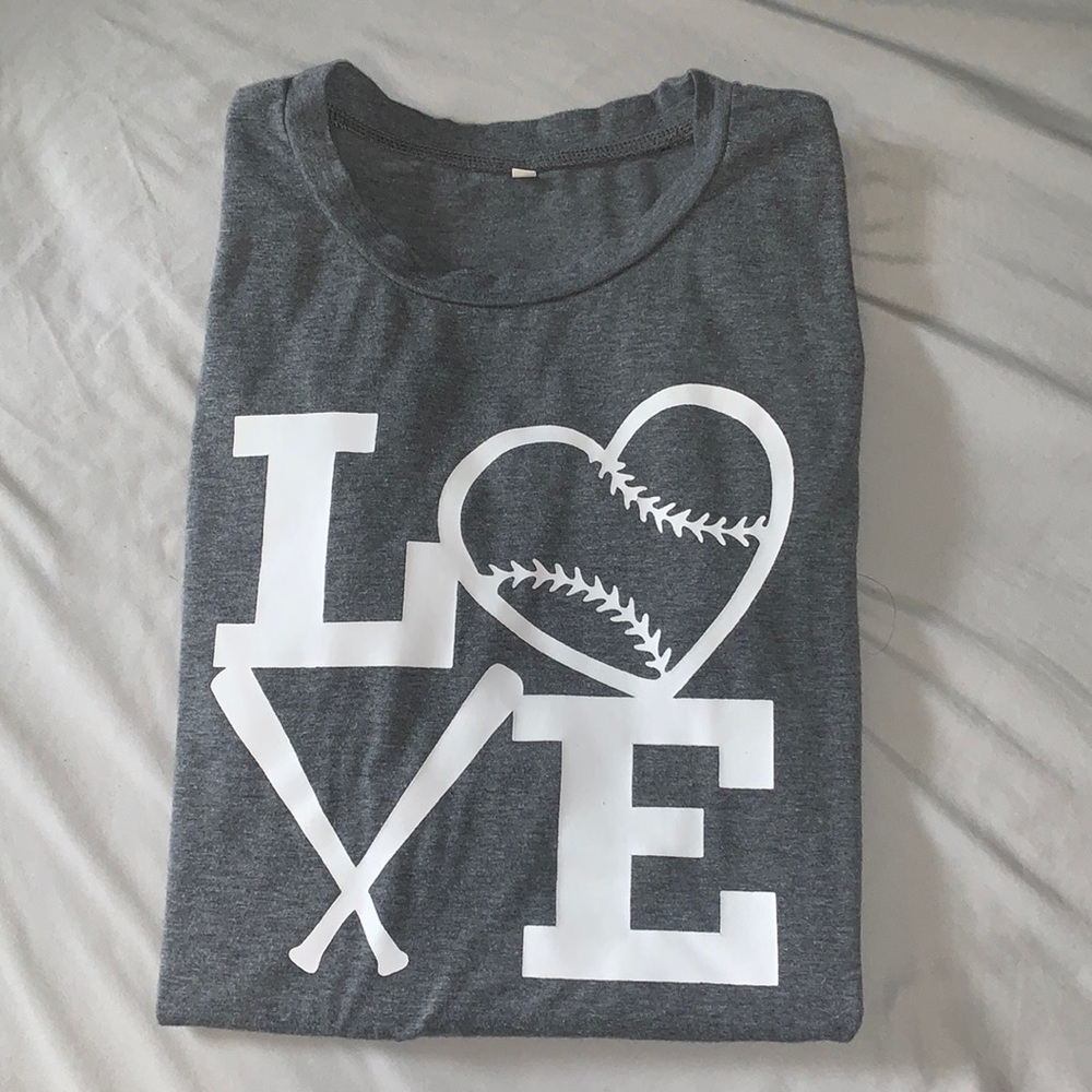 Baseball love t-shirt